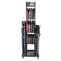 ΣΤΑΝΤ ΓΙΑ ΟΜΠΡΕΛΕΣ ΔΙΠΛΗΣ ΠΡΟΒΟΛΗΣ 96 ΘΕΣΕΩΝ ΓΙΑ 24 ΜΠΑΣΤΟΥΝΙ & 72 ΣΠΑΣΤΕΣ ΟΜΠΡΕΛΕΣ 50 x 40 x 160 cm ΧΩΡΙΣ ΟΜΠΡΕΛΕΣ LAMPA - 1 ΤΕΜ. Auto Moto Tyres 