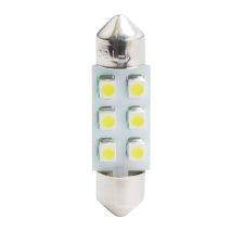 ΛΑΜΠΑΚΙΑ ΠΛΑΦΟΝΙΕΡΑΣ C5W/C10W 12V 0,48W SV8,5 36mm LED 6xSMD3528 ΠΡΑΣΙΝΟ BLISTER 2ΤΕΜ. M-TECH Auto Moto Tyres 