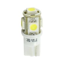 T10 W5W 12V W2,1x9,5d LED 5xSMD5050 ΛΕΥΚΟ (ΚΑΡΦΩΤΟ ΑΚΑΛΥΚΟ) BLISTER 2ΤΕΜ. M-TECH Auto Moto Tyres 