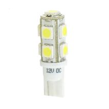 T10 W5W 12V W2,1x9,5d LED 9xSMD5050 ΛΕΥΚΟ (ΚΑΡΦΩΤΟ ΑΚΑΛΥΚΟ) BLISTER 2ΤΕΜ. M-TECH Auto Moto Tyres 