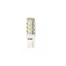 T10 W5W 12V W2,1x9,5d LED 16xSMD3528 ΛΕΥΚΟ (ΚΑΡΦΩΤΟ ΑΚΑΛΥΚΟ) BLISTER 2ΤΕΜ. M-TECH Auto Moto Tyres 
