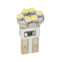 T10 W5W 12V W2,1x9,5d LED 6xSMD3528 ΛΕΥΚΟ (ΚΑΡΦΩΤΟ ΑΚΑΛΥΚΟ) BLISTER 2ΤΕΜ. M-TECH Auto Moto Tyres 