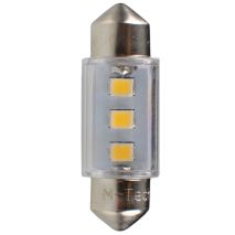 ΛΑΜΠΑΚΙΑ ΠΛΑΦΟΝΙΕΡΑΣ C5W/C10W 12V SV8.5 36mm 0,38W 3xSMD2835 LED OSRAM ΛΕΥΚΟ  BLISTER 2ΤΕΜ. M-TECH Auto Moto Tyres 