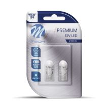 T10 W5W 12V W2.1x9.5d 0,6W 8xSMD3030 LED ΠΟΡΤΟΚΑΛΙ CAN-BUS BLISTER M-TECH -   2 ΤΕΜ Auto Moto Tyres 