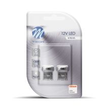 W21W (T20) 12V W3x16d 9xSMD2835 LED OSRAM ΛΕΥΚΟ BLISTER 2ΤΕΜ. M-TECH Auto Moto Tyres 