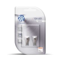 W16W 12V W2,1x9,5d 7xSMD2835 LED OSRAM ΛΕΥΚΟ BLISTER 2ΤΕΜ. M-TECH Auto Moto Tyres 