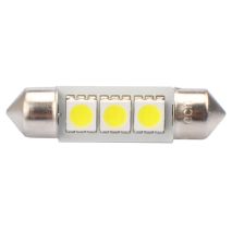 ΛΑΜΠΑΚΙΑ ΠΛΑΦΟΝΙΕΡΑΣ C5W/C10W 12V 0,72W SV8,5 36mm CAN-BUS LED 3xSMD5050 PREMIUM ΛΕΥΚΟ BLISTER 2ΤΕΜ Auto Moto Tyres 