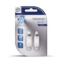 ΛΑΜΠΑΚΙΑ ΠΛΑΦΟΝΙΕΡΑΣ C5W/C10W 39mm SV8.5 12V 170lm 2x2835SMD LED DIODA PREMIUM CAN-BUS ΛΕΥΚΟ 2ΤΕΜ. Auto Moto Tyres 