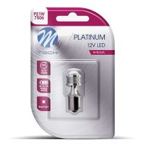 P21W 12/24V Ba15s 3W 120lm 4xHP LED OSRAM OPTO ΠΟΡΤΟΚΑΛΙ BLISTER  M-TECH 1 ΤΕΜ. Auto Moto Tyres 