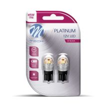 ΛΑΜΠΑΚΙΑ T10 W5W 12V W2,1x9,5d 5x2835SMD LED ΛΕΥΚΟ (ΚΑΡΦΩΤΟ) PLATINIUM BLISTER M-TECH - 2 ΤΕΜ Auto Moto Tyres 