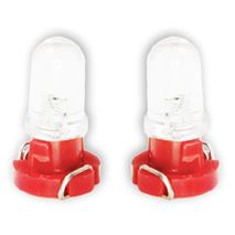 ΛΑΜΠΑΚΙΑ LED T3 12V LED 6.000K ΚΟΚΚΙΝΟ ΦΩΣ 8mm DGA - 2ΤΕΜ. Auto Moto Tyres 