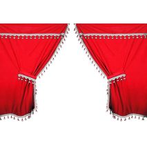 ΣΕΤ ΚΟΥΡΤΙΝΑΚΙΑ-ΣΚΙΑΣΤΡΑ ΦΟΡΤΗΓΟΥ PREMIE ΚΟΚΚΙΝΟ Auto Moto Tyres 