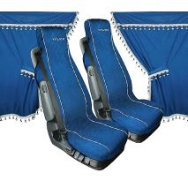 ΣΕΤ ΚΑΛΥΜΜΑΤΑ-ΚΟΥΡΤΙΝΑΚΙΑ-ΣΚΙΑΣΤΡΑ MELISSA ΜΠΛΕ 11 ΤΕΜΑΧΙΑ Auto Moto Tyres 