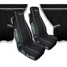 ΣΕΤ ΚΑΛΥΜΜΑΤΑ-ΚΟΥΡΤΙΝΑΚΙΑ-ΣΚΙΑΣΤΡΑ MELISSA ΜΑΥΡΟ 11 ΤΕΜΑΧΙΑ Auto Moto Tyres 