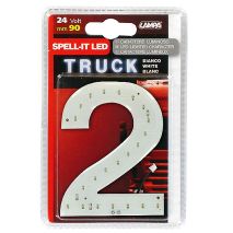 ΑΡΙΘΜΟΣ 2 ΛΕΥΚΟ 24V LED Auto Moto Tyres 