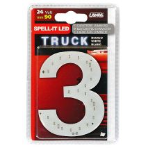 ΑΡΙΘΜΟΣ 3 ΛΕΥΚΟ 24V LED Auto Moto Tyres 