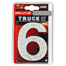 ΑΡΙΘΜΟΣ 6 ΛΕΥΚΟ 24V LED Auto Moto Tyres 