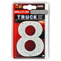 ΑΡΙΘΜΟΣ 8 ΛΕΥΚΟ 24V LED Auto Moto Tyres 