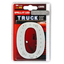 ΑΡΙΘΜΟΣ 0 ΛΕΥΚΟ 24V LED Auto Moto Tyres 