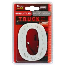 ΑΡΙΘΜΟΣ 0 ΚΟΚΚΙΝΟ 24V LED Auto Moto Tyres 