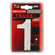 ΑΡΙΘΜΟΣ 1 ΚΟΚΚΙΝΟ 24V LED Auto Moto Tyres 