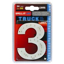 ΑΡΙΘΜΟΣ 3 ΜΠΛΕ 24V LED Auto Moto Tyres 