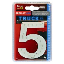 ΑΡΙΘΜΟΣ 5 ΜΠΛΕ 24V LED Auto Moto Tyres 