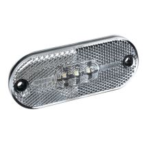 ΦΩΣ ΟΓΚΟΥ ΦΟΡΤΗΓΟΥ 24V 5LED 108x44mm ΛΕΥΚΟ ΑΔΙΑΒΡΟΧΟ LAMPA -1ΤΕΜ. Auto Moto Tyres 