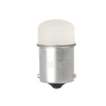 R5W/R10W 12V BA15s LED 9xSMD3014 ΛΕΥΚΟ (ΜΟΝΟΠΟΛΙΚΟ) BLISTER 2ΤΕΜ. M-TECH Auto Moto Tyres 