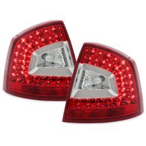 ΦΑΝΑΡΙΑ ΠΙΣΩ ΓΙΑ SKODA OCTAVIA 5 1Z LIM. 2004-2011 LiTEC LED RED/CLEAR - 2 ΤΕΜ Auto Moto Tyres 