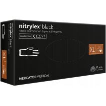ΓΑΝΤΙΑ ΝΙΤΡΙΛΙΟΥ MERCATOR NITRYLEX BASIC ΣΕ ΜΑΥΡΟ ΧΡΩΜΑ ΧLARGE (ΧL)  AMIO - 100 Τεμ. Auto Moto Tyres 