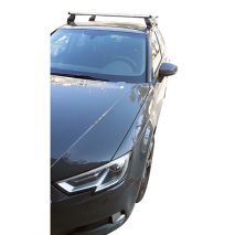 KIT ΜΕ ΜΠΑΡΕΣ ΟΡΟΦΗΣ ΓΙΑ AUDI A3 8VA SPORTBACK 5D 2013+ ΑΛΟΥΜΙΝΙΟΥ TEMA MENABO (AL1-3360-FIX016G)-2 ΤΕΜ. Auto Moto Tyres 