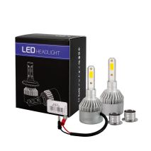 H3 LED SET C6 12/24V 6.500K 10.000lm 80W ΛΑΜΠΑ ΜΕ COB EPISTAR 1021 LED ΚΑΙ ΑΝΕΜΙΣΤΗΡΑΚΙ M-TECH - 2 ΤΕΜ. Auto Moto Tyres 
