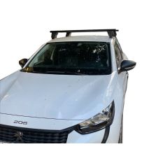 KIT ΜΕ ΜΠΑΡΕΣ ΟΡΟΦΗΣ ΓΙΑ PEUGEOT 208 II 5D 06/2019+ (12500/MB+DLKIT41G) ΑΛΟΥΜΙΝΙΟΥ DELTA BLACK MENABO? - 2 ΤΕΜ. Auto Moto Tyres 