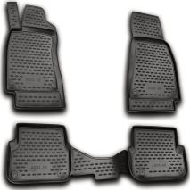 ΜΑΡΚΕ ΠΑΤΑΚΙΑ ΣΕ ΣΚΑΦΗ TPE ΛΑΣΤΙΧΟ ΓΙΑ AUDI A6 2006-2011  ΣΕ ΑΝΘΡΑΚΙ ΣΚΟΥΡΟ ΓΚΡΙ ΧΡΩΜΑ NOVLINE - 4 ΤΕΜ. Auto Moto Tyres 