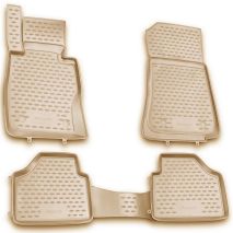 ΜΑΡΚΕ ΠΑΤΑΚΙΑ ΣΕ ΣΚΑΦΗ TPE ΛΑΣΤΙΧΟ ΓΙΑ BMW X1 2009-2015  ΣΕ ΜΠΕΖ ΧΡΩΜΑ NOVLINE - 4 ΤΕΜ. Auto Moto Tyres 