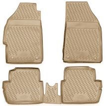 ΜΑΡΚΕ ΠΑΤΑΚΙΑ ΣΕ ΣΚΑΦΗ TPE ΛΑΣΤΙΧΟ ΓΙΑ CHEVROLET SPARK 2010-2015  ΣΕ ΜΠΕΖ ΧΡΩΜΑ NOVLINE - 4 ΤΕΜ. Auto Moto Tyres 