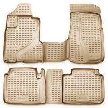 ΜΑΡΚΕ ΠΑΤΑΚΙΑ ΣΕ ΣΚΑΦΗ TPE ΛΑΣΤΙΧΟ ΓΙΑ HONDA CR-V 2002-2006  ΣΕ ΜΠΕΖ ΧΡΩΜΑ NOVLINE - 4 ΤΕΜ. Auto Moto Tyres 