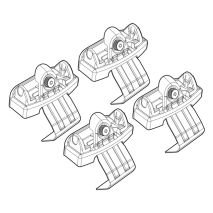 ΑΚΡΑ ΓΙΑ ΜΠΑΡΕΣ NORDRIVE ΓΙΑ RENAULT TWINGO/TWIGO OPENAIR 9/14+ KIT Auto Moto Tyres 