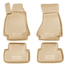 ΜΑΡΚΕ ΠΑΤΑΚΙΑ ΣΕ ΣΚΑΦΗ TPE ΛΑΣΤΙΧΟ ΓΙΑ AUDI A4 B8 2007-2015  ΣΕ ΜΠΕΖ ΧΡΩΜΑ NOVLINE - 4 ΤΕΜ. Auto Moto Tyres 