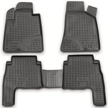 ΜΑΡΚΕ ΠΑΤΑΚΙΑ ΣΕ ΣΚΑΦΗ TPE ΛΑΣΤΙΧΟ ΓΙΑ HYUNDAI SANTA FE 03/2006-12/2010  ΣΕ ΑΝΘΡΑΚΙ ΣΚΟΥΡΟ ΓΚΡΙ ΧΡΩΜΑ NOVLINE - 4 ΤΕΜ. Auto Moto Tyres 