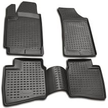 ΜΑΡΚΕ ΠΑΤΑΚΙΑ ΣΕ ΣΚΑΦΗ TPE ΛΑΣΤΙΧΟ ΓΙΑ HYUNDAI ELANTRA 2007+  ΣΕ ΑΝΘΡΑΚΙ ΣΚΟΥΡΟ ΓΚΡΙ ΧΡΩΜΑ NOVLINE - 4 ΤΕΜ. Auto Moto Tyres 