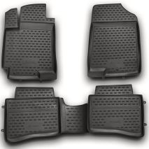 ΜΑΡΚΕ ΠΑΤΑΚΙΑ ΣΕ ΣΚΑΦΗ TPE ΛΑΣΤΙΧΟ ΓΙΑ HYUNDAI SOLARIS 2010-2014  ΣΕ ΑΝΘΡΑΚΙ ΣΚΟΥΡΟ ΓΚΡΙ ΧΡΩΜΑ NOVLINE - 4 ΤΕΜ. Auto Moto Tyres 