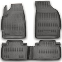 ΜΑΡΚΕ ΠΑΤΑΚΙΑ ΣΕ ΣΚΑΦΗ TPE ΛΑΣΤΙΧΟ ΓΙΑ FORD ESCAPE 2007+  ΣΕ ΑΝΘΡΑΚΙ ΣΚΟΥΡΟ ΓΚΡΙ ΧΡΩΜΑ NOVLINE - 3 ΤΕΜ. Auto Moto Tyres 