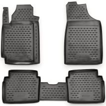 ΜΑΡΚΕ ΠΑΤΑΚΙΑ ΣΕ ΣΚΑΦΗ TPE ΛΑΣΤΙΧΟ ΓΙΑ HYUNDAI i10 2008-2014  ΣΕ ΑΝΘΡΑΚΙ ΣΚΟΥΡΟ ΓΚΡΙ ΧΡΩΜΑ NOVLINE - 4 ΤΕΜ. Auto Moto Tyres 