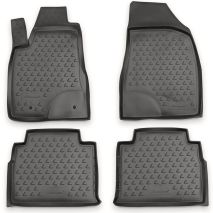 ΜΑΡΚΕ ΠΑΤΑΚΙΑ ΣΕ ΣΚΑΦΗ TPE ΛΑΣΤΙΧΟ ΓΙΑ LEXUS RX 350 2003-2009  ΣΕ ΑΝΘΡΑΚΙ ΣΚΟΥΡΟ ΓΚΡΙ ΧΡΩΜΑ NOVLINE - 4 ΤΕΜ. Auto Moto Tyres 