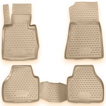 ΜΑΡΚΕ ΠΑΤΑΚΙΑ ΣΕ ΣΚΑΦΗ TPE ΛΑΣΤΙΧΟ ΓΙΑ BMW X3 F25 2010-2017  ΣΕ ΜΠΕΖ ΧΡΩΜΑ NOVLINE - 4 ΤΕΜ. Auto Moto Tyres 