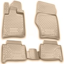 ΜΑΡΚΕ ΠΑΤΑΚΙΑ ΣΕ ΣΚΑΦΗ TPE ΛΑΣΤΙΧΟ ΓΙΑ AUDI Q7 2005-2015  ΣΕ ΜΠΕΖ ΧΡΩΜΑ NOVLINE - 4 ΤΕΜ. Auto Moto Tyres 