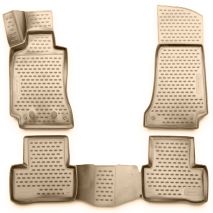 ΜΑΡΚΕ ΠΑΤΑΚΙΑ ΣΕ ΣΚΑΦΗ TPE ΛΑΣΤΙΧΟ ΓΙΑ MERCEDES C CLASS W205 4D 2015+  ΣΕ ΜΠΕΖ ΧΡΩΜΑ NOVLINE - 4 ΤΕΜ. Auto Moto Tyres 