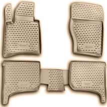 ΜΑΡΚΕ ΠΑΤΑΚΙΑ ΣΕ ΣΚΑΦΗ TPE ΛΑΣΤΙΧΟ ΓΙΑ VW TOUAREG 2010-2018  ΣΕ ΜΠΕΖ ΧΡΩΜΑ NOVLINE - 4 ΤΕΜ. Auto Moto Tyres 